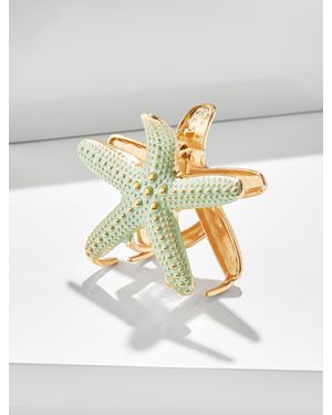 Talbots Starfish Hair Clip - White