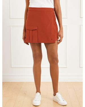 Talbots Journey Ripstop Cargo Skort - Orange