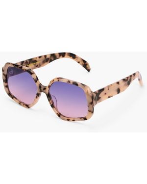 MOXLOX Rich Auntie Tortoiseshell Sunglasses - Pink