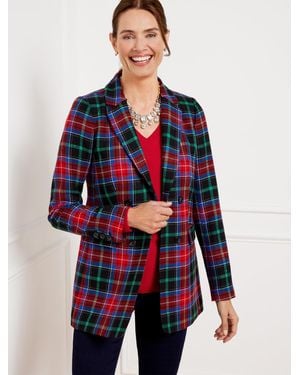 Talbots Open Front Blazer - Red