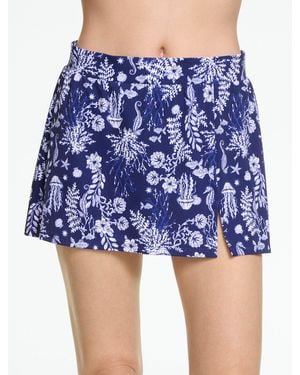 Miraclesuit ® Vented Swim Skirt - Blue