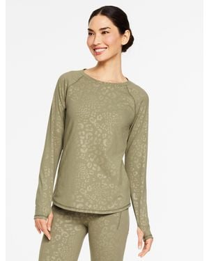 Talbots Out & About Crewneck T-shirt - Green