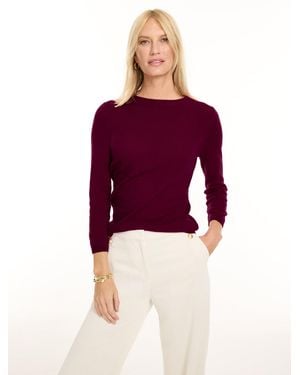 Talbots Audrey Cashmere Jumper - Purple