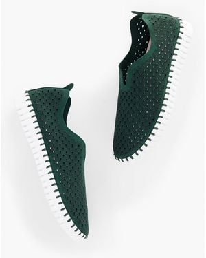 Ilse Jacobsen Tulip Slip-on Flats - Green