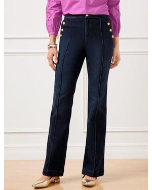 Talbots Sailor Flare Leg Jeans - Blue