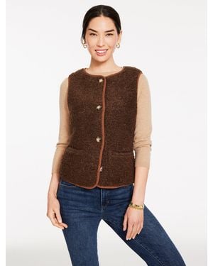 Talbots Sherpa Vest - Blue