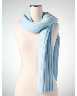 Talbots Soft Ribbed Scarf - Blue