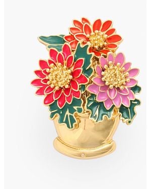 Talbots Flower Brooch - White