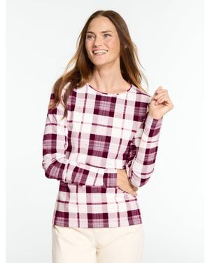 Talbots Long Sleeve Crewneck T-shirt - Multicolour