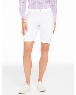 Talbots Girlfriend Denim Shorts - White