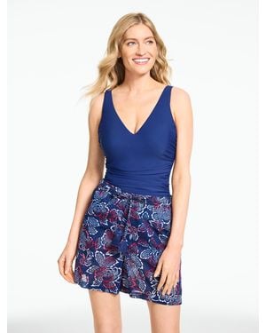 Aqua Club Voile Shorts Cover-up - Blue
