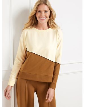 Talbots Crewneck Sweatshirt - Natural