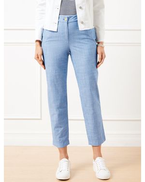 Talbots Perfect Crops Pants - Blue