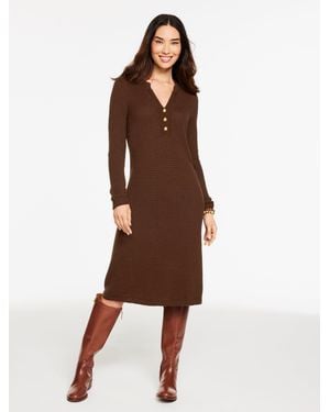 Talbots A-line Jumper Dress - Brown