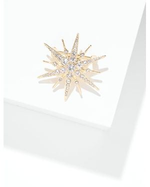 Talbots North Star Brooch - White
