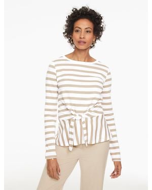 Talbots Tie-front Top - White