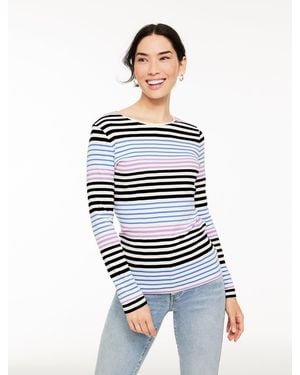 Talbots Long Sleeve Crewneck T-shirt - White