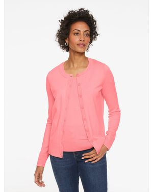 Talbots Charming Cardigan Jumper - Pink