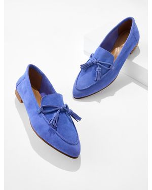 Talbots Kacey Suede Loafers - Blue