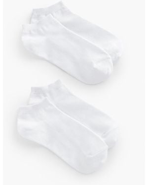 Talbots Two Pair Ankle Socks - White