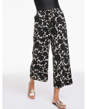 Aqua Club Gauze Trousers Cover-up - Black