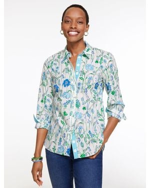 Talbots Modern Classic Shirt - Blue