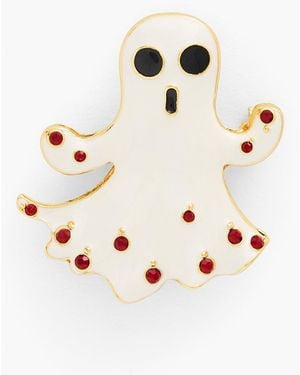 Talbots Ghost Brooch - White