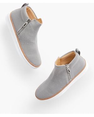 Talbots Brittany Knit Ankle Bootie - White