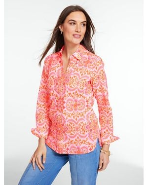 Talbots Modern Classic Shirt - Red