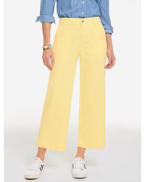 Talbots Wide Crop Jeans - Yellow