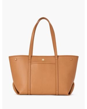 Talbots Harper Pebble Leather Tote - Brown