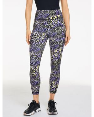 Talbots Performance Compression Capri Leggings - Blue