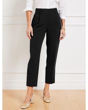 Talbots Easy Travel Tapered Ankle Pants - Black