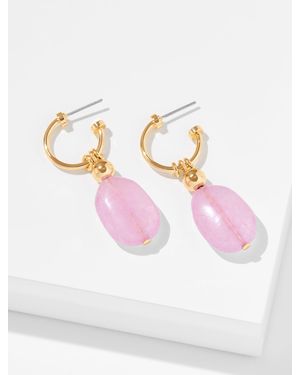 Talbots Oralia Hoop Earrings - Pink