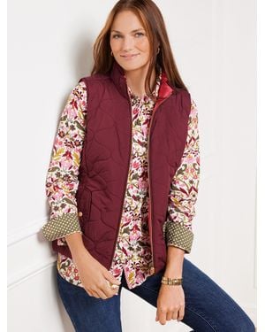 Talbots Reversible Vest - Red