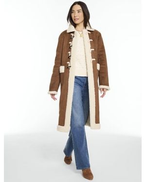 Talbots Sherpa Toggle Coat - White