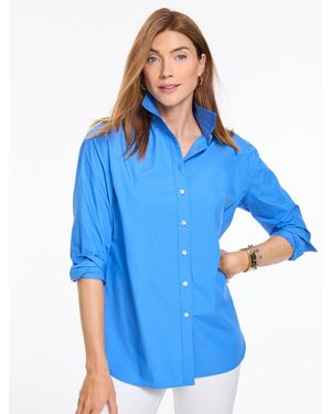 Talbots Everyday Relaxed Shirt - Blue