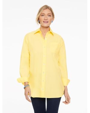 Talbots Everyday Relaxed Shirt - Yellow