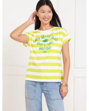 Talbots Drop Shoulder T-shirt - Yellow