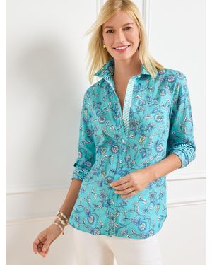 Talbots Modern Classic Shirt - Blue
