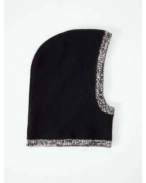 Talbots Bird's Eye Hood - Black