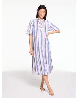 Aqua Club Maxi Caftan Cover-up - White