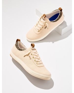 Keds ® Centre Iii Canvas Slip-on Trainers - Natural