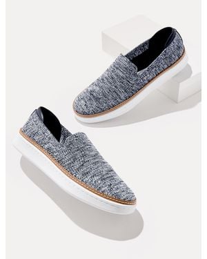 Talbots Brittany Knit Slip-on Sneakers - Blue