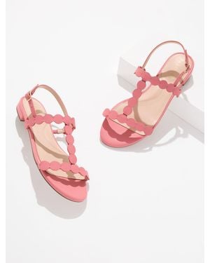 Talbots Keri Dot Vachetta Sandals - Pink