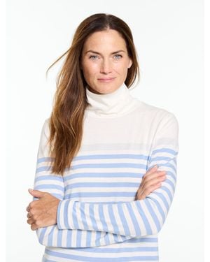 Talbots Supersoft Jersey Turtleneck T-shirt - White