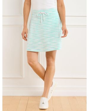 Talbots Picnic Plaid Skort - Blue
