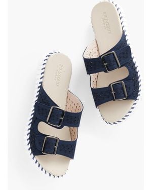 Ilse Jacobsen Tulip Double Strap Sandals - Blue