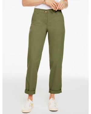 Talbots Heritage Twill Everyday Chinos Trousers - Green