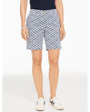 Talbots Relaxed Chino Shorts - Blue